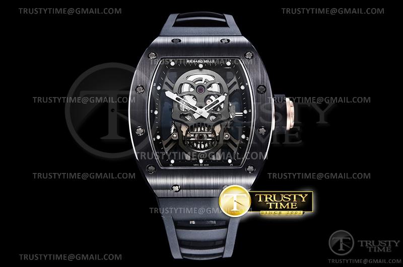 RM188A - RM052 Skull Tourbillon