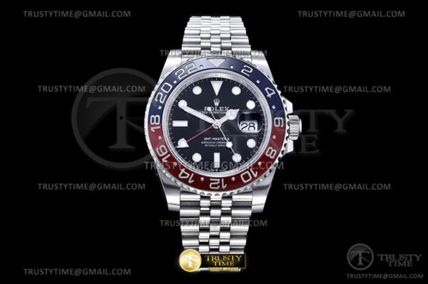 ROLGMT0211 - GMT II 126710 Jub 904L SS/SS Blk VRF A3285 CHS MAX