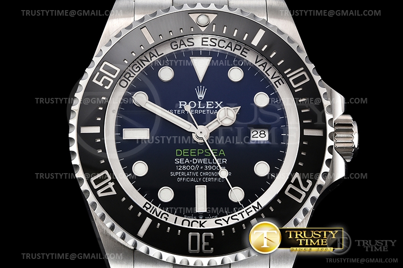 ROLSD097A - Deep Sea Dweller D-Blue 126660 904L SS VSF - immagine 5