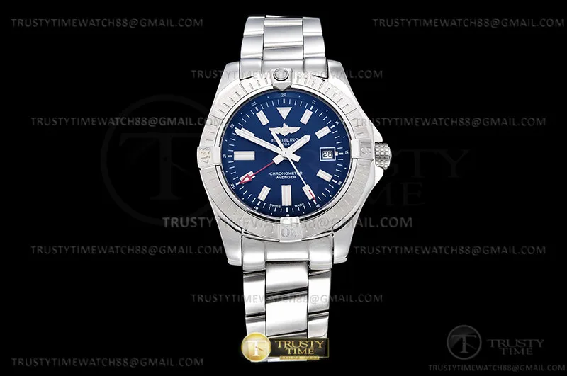 BSW0491B - Avenger GMT 43mm SS/SS Blue OXF A2836