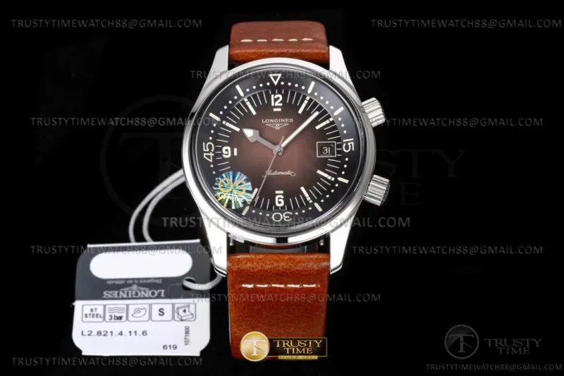 LON044B - Longines Legend Diver SS/LE Brown A2824