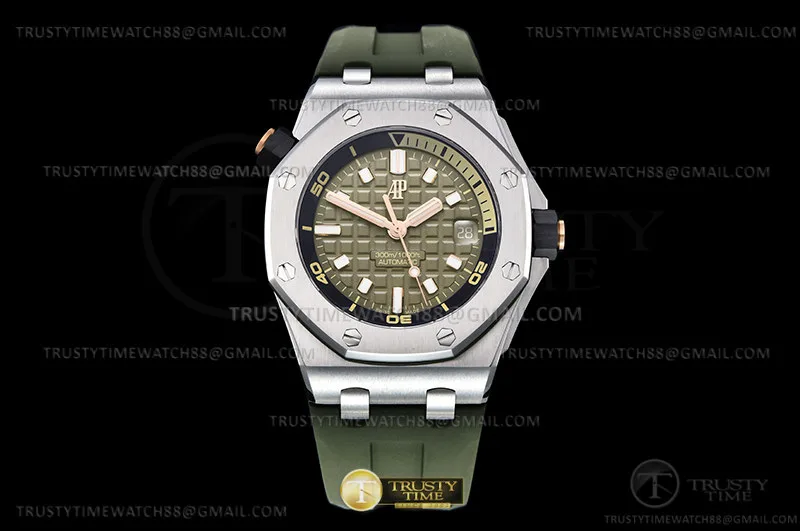 AP0769A - Royal Oak Offshore Diver 15720 SS/RU Verde ZF A4308
