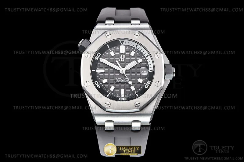 AP0769D - Royal Oak Offshore Diver 15720 SS/RU gris ZF A4308