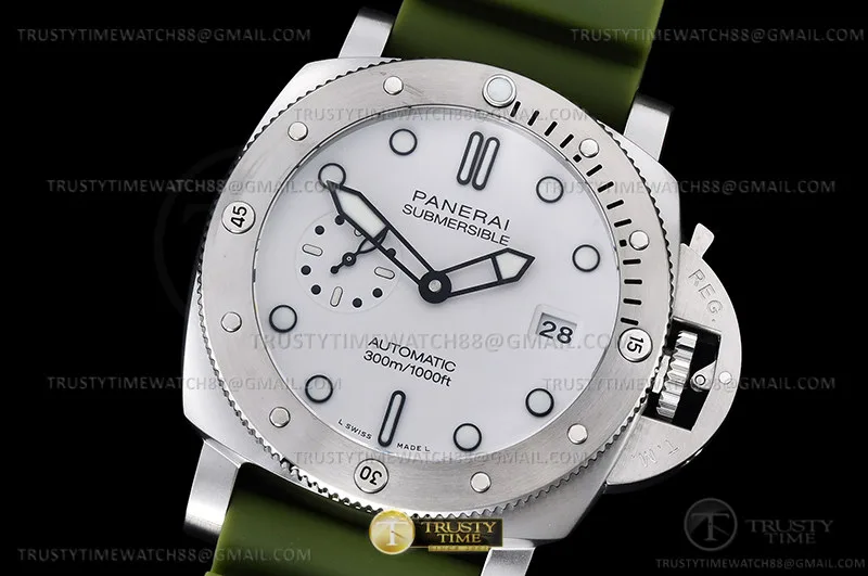 PN1226RU -PAM 1226 Submersible Quaranta 44mm SS/RU Wht TTF P9010