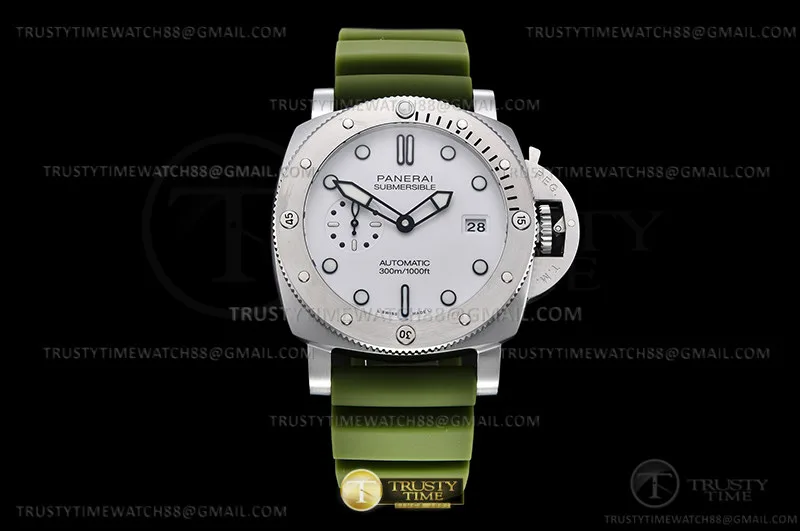 PN1226RU -PAM 1226 Submersible Quaranta 44mm SS/RU Wht TTF P9010