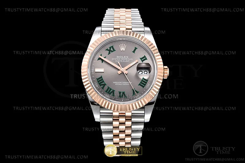 R2DJ0439 - DJ2 41mm Jub Flt 904L RG/SS Grey/Rm GMF V2 VR3235