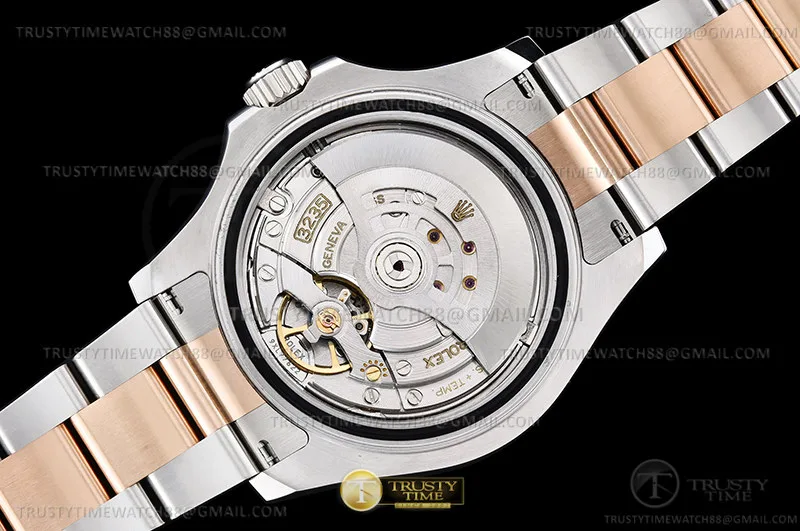ROLYM223A - YachtMaster 126621 40mm 904 RG/SS Brown Clean VR3235