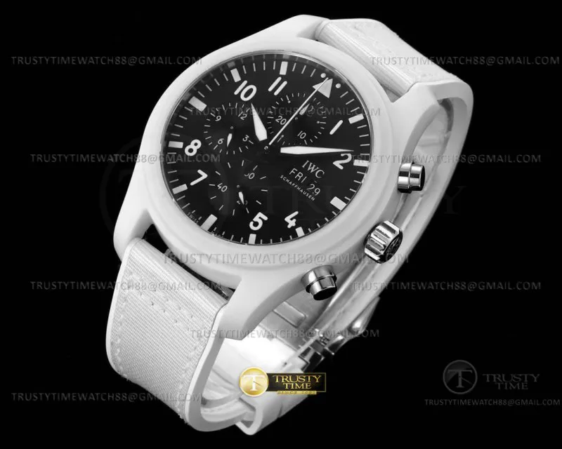IWC0531A - Pilot Chrono Inspiration4 CER/RU Black TPS A7750
