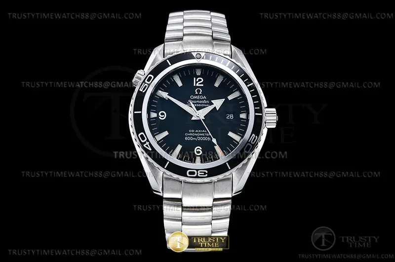 OMG0792B - Planet Ocean 600M 45.5mm SS/SS Black/Wht BPF A2824