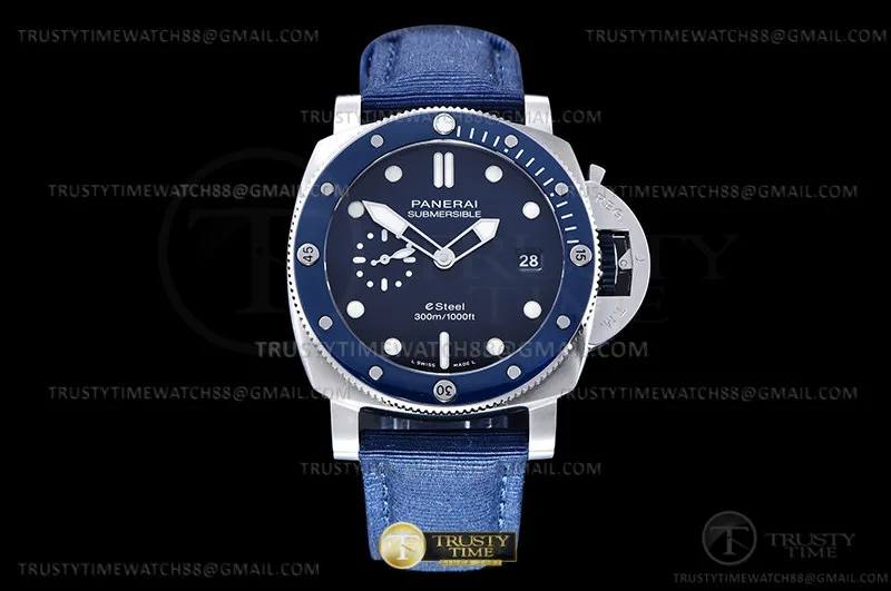 PN1289NY - Submersible QuarantaQuattro 44mm SS/NY Blue VSF P900