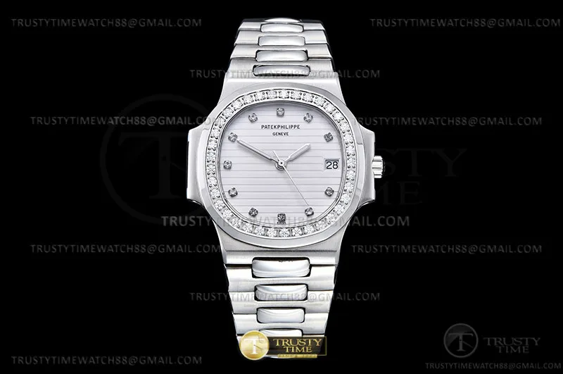 PP0475D - Nautilus 3800 37mm Dia SS/SS White/Dia BPF A2824