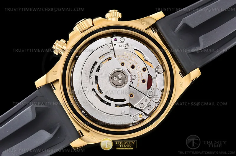 ROLDYT0401 - Daytona 116518 904L YG/RU Gold/Dia QF Asia 4130