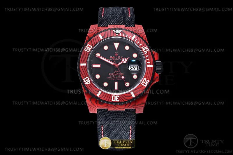 ROLSUB0447 - Submariner DiW Red FC/NY Red VSF VS3135