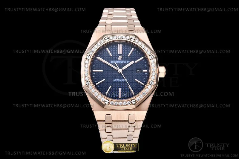 AP0781C - Royal Oak 41mm 15500 Dia RG/RG Blue GDF MY8215