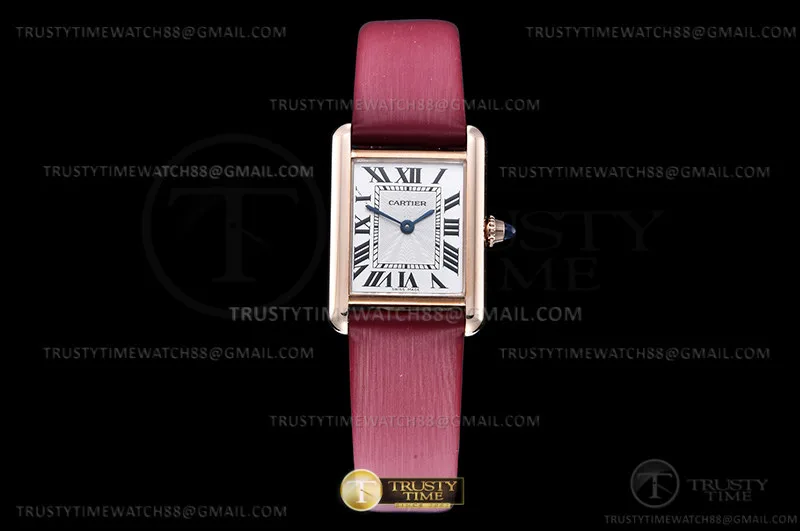 CAR0559C - Cartier Tank Must Small RG/LE Wht F1F Sw Qtz