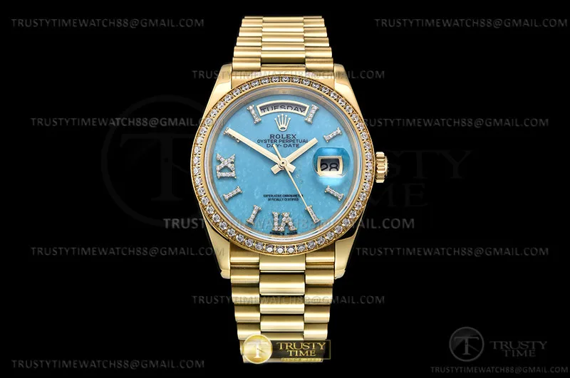 RDD0278B - DayDate 36mm Pre Dia YG/YG Tur/Dia RAF A2836