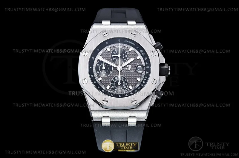 AP0787B - AP ROO Chronograph SS/RU Grau/Stk APF A4404 Mod
