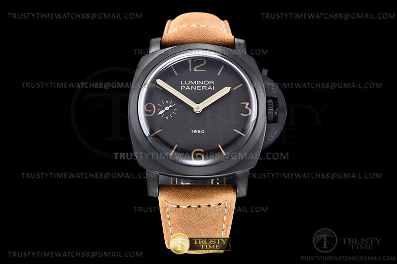 PN375HLE - Pam 375 1950 PVD/LE Schwarz HWF P3000 Mod