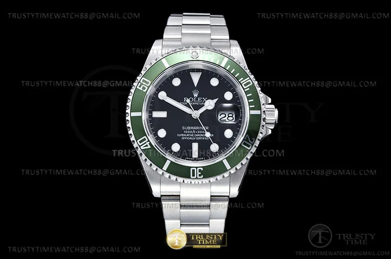 ROLSUB0453B - Submariner 16610LV 904L SS/SS nero RAF SH3135