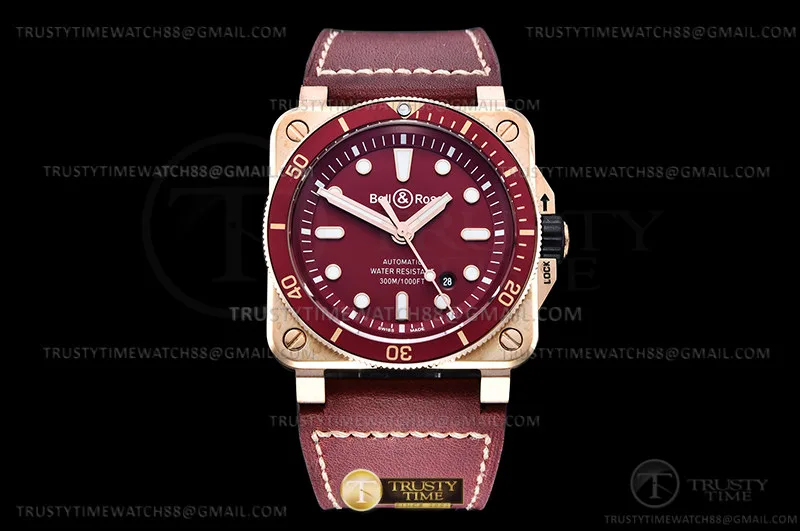 BR134C - Bell Ross BR03-92 Diver 42mm Bronze BR/LE Red A2824