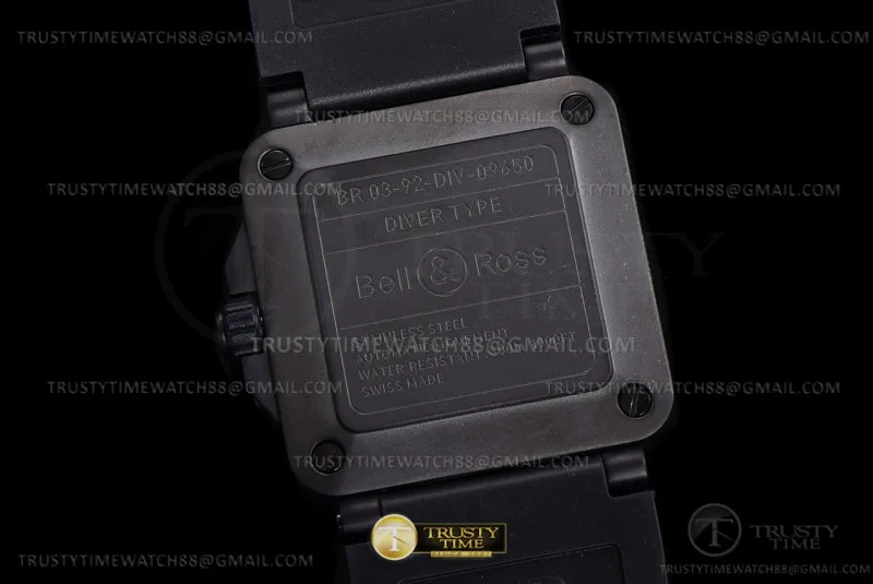BR136C - Bell Ross BR03-92 Diver 42mm PVD/RU Red WMF MY9015
