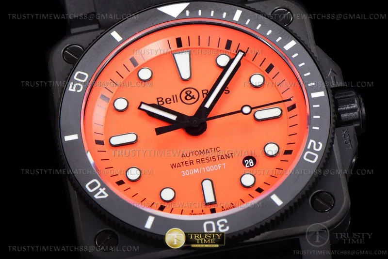 BR136D - Bell Ross BR03-92 Diver 42mm PVD/RU Org WMF MY9015