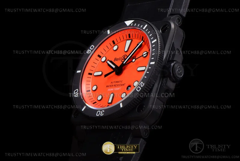 BR136D - Bell Ross BR03-92 Diver 42mm PVD/RU Org WMF MY9015