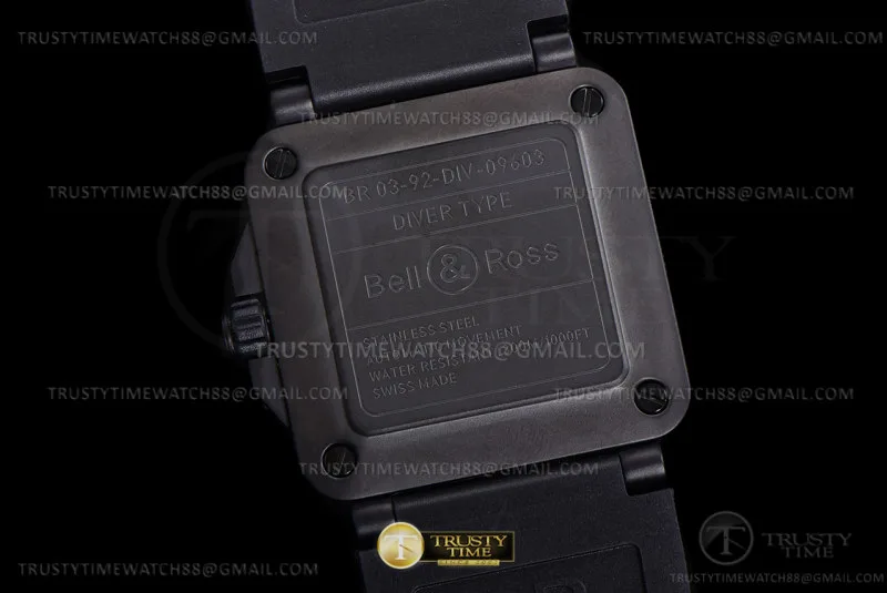 BR136D - Bell Ross BR03-92 Diver 42mm PVD/RU Org WMF MY9015