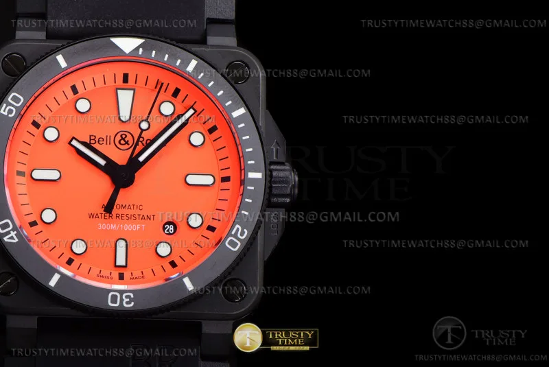 BR136D - Bell Ross BR03-92 Diver 42mm PVD/RU Org WMF MY9015