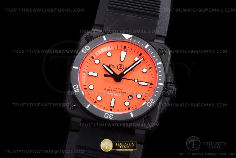BR136D - Bell Ross BR03-92 Diver 42mm PVD/RU Org WMF MY9015