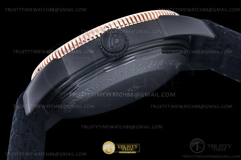 BSW0503 - Superocean Heritage II 42mm DLC/RG/RU Black GF A2824