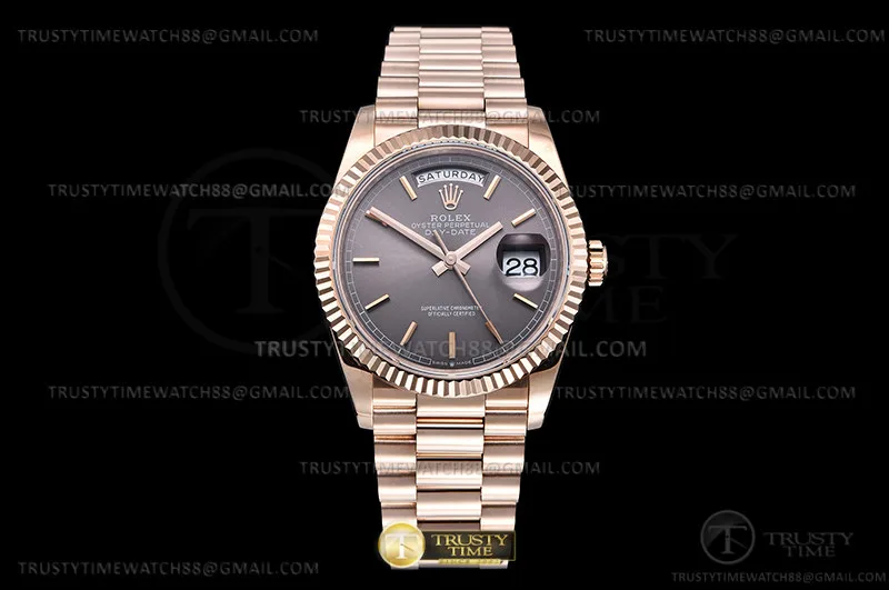 RDD0279A - DayDate 36mm Pre RG/RG Gry/Stk GMF A2836