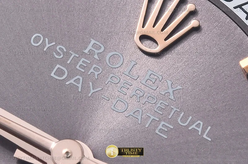 RDD0279A - DayDate 36mm Pre RG/RG Gry/Stk GMF A2836