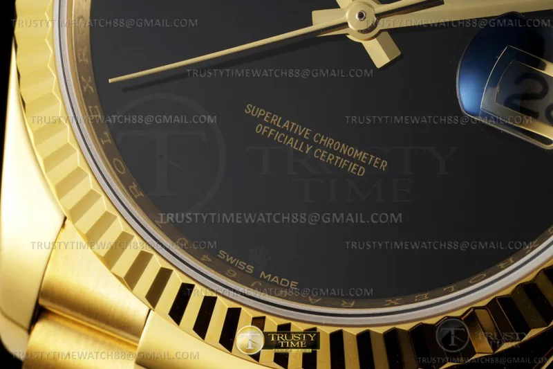 RDD0280E - DayDate 36mm Pre Flt YG/YG Oynx Blk RAF A2836