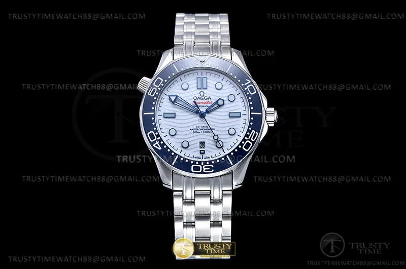 OMG0811B - Seamaster 300m 2018 Blue SS/SS White GDF MY8215