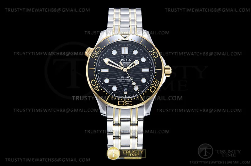 OMG0812B - Seamaster 300m 2018 Blk YG/SS Black GDF MY8215