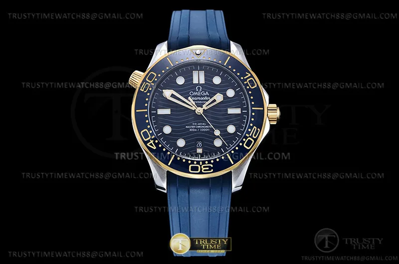 OMG0815A - Seamaster 300m 2018 Blue YG/SS/RU Blue GDF MY8215