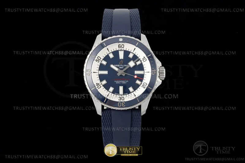BSW0508B - Superocean 42mm Blue SS/RU Blue BLS Asia 2824