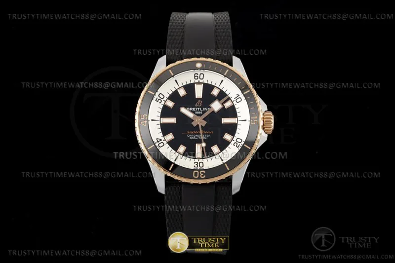 BSW0509 - Superocean 42mm Black RG/SS/RU Black BLS Asia 2824