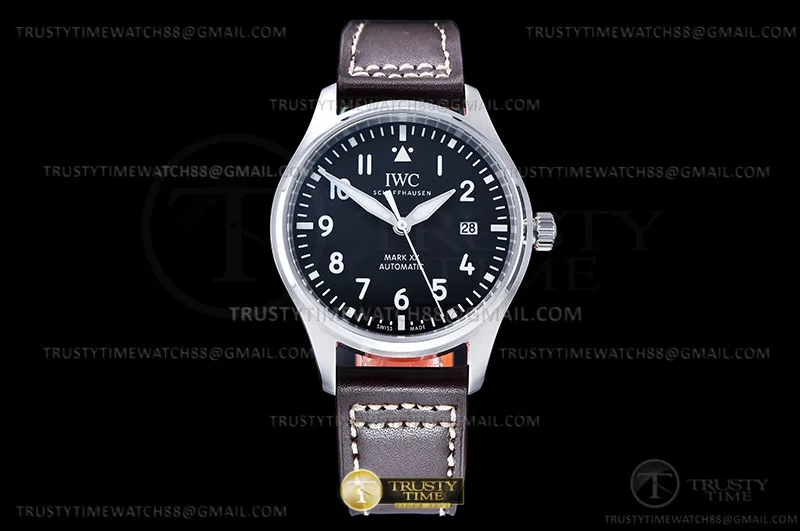 IWC0542B - Mark XX IWC327009 Brn SS/LE Nero YBF MY9015