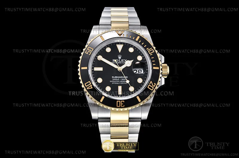 ROLSUB0461B - Submariner 126613LN YG/SS Blk BPF VR3235