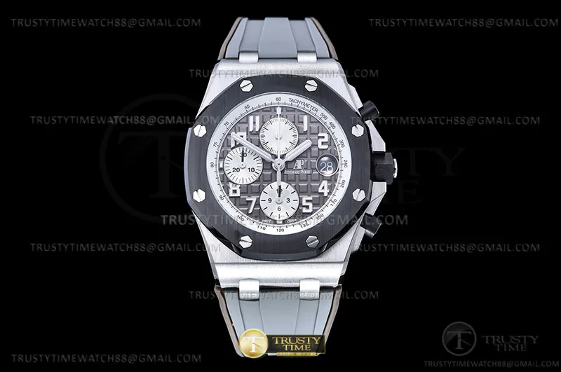 AP0828A - AP ROO cronógrafo SS/RU gris/Num APF A3126 Mod