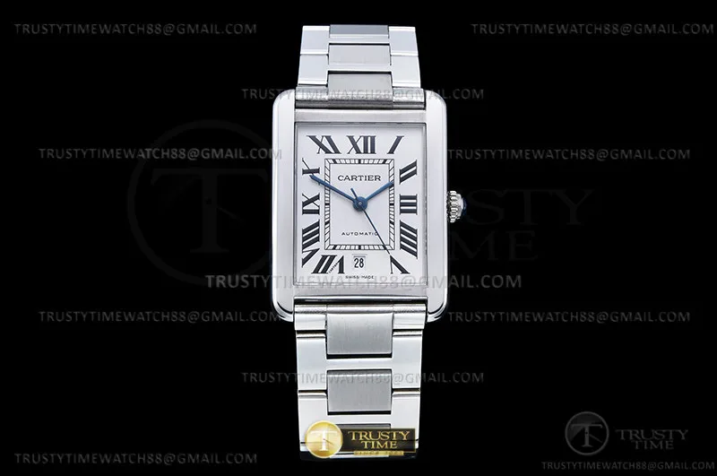 CAR0569A - Cartier Tank Solo SS/SS Weiß TWF Miyota 9015
