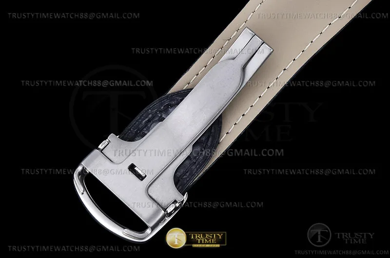 CAR0569B - Cartier Tank Solo Blk-C SS/LE White TWF Miyota 9015