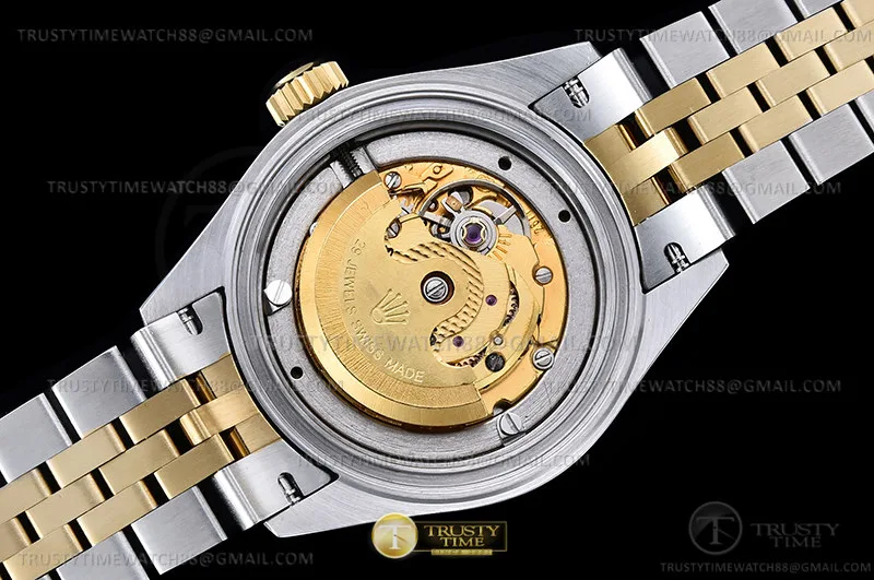 RDJ0434E - DJ Ladies 28mm Jub Flt 904L YG/SS Gold/Dia GMF A2671