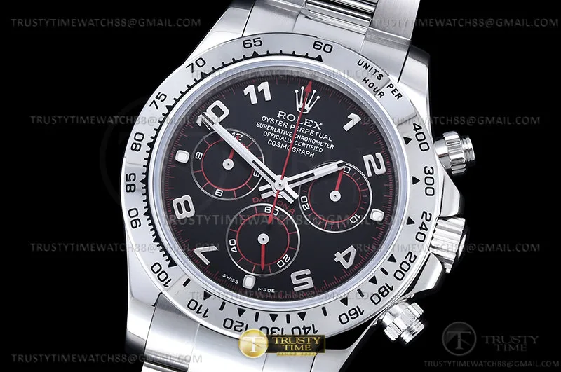 ROLDYT0433D - Daytona 116519 SS/SS Black/Num OMF A7750