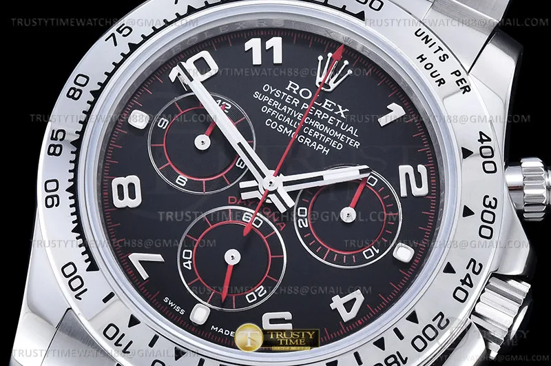 ROLDYT0433D - Daytona 116519 SS/SS Black/Num OMF A7750