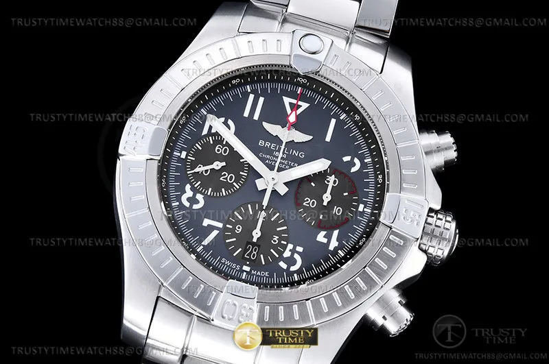 BSW0513A - Avenger B01 Chrono 45mm SS/SS Grey/Num BLS A7750