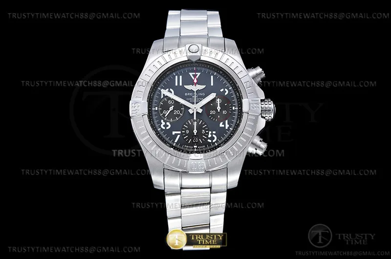 BSW0513A - Avenger B01 Chrono 45mm SS/SS Grey/Num BLS A7750