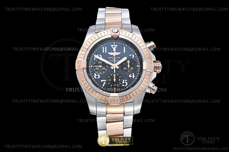 BSW0514 - Avenger B01 Chrono 45mm RG/SS Grey/Num BLS A7750